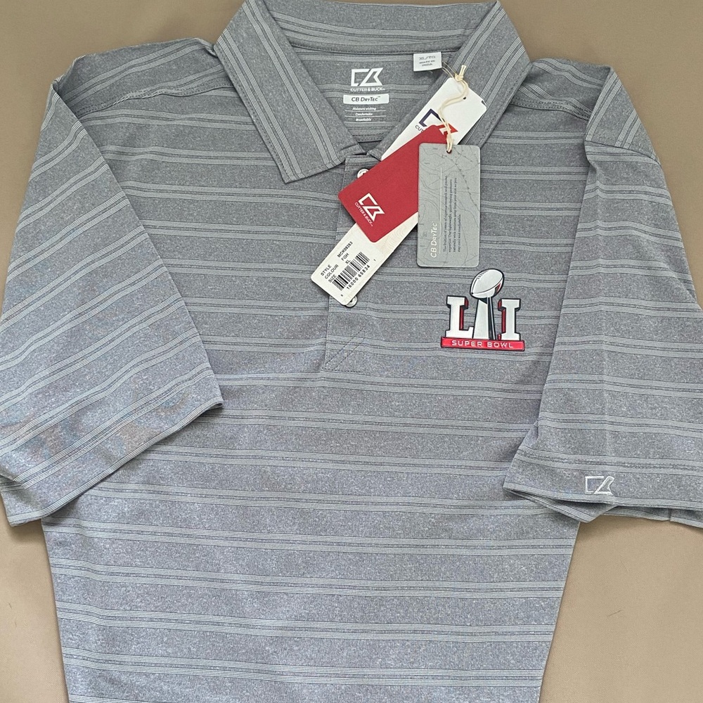 New England Patriots Super Bowl 51 Golf Shirt Polo New With Tags Men’s XL